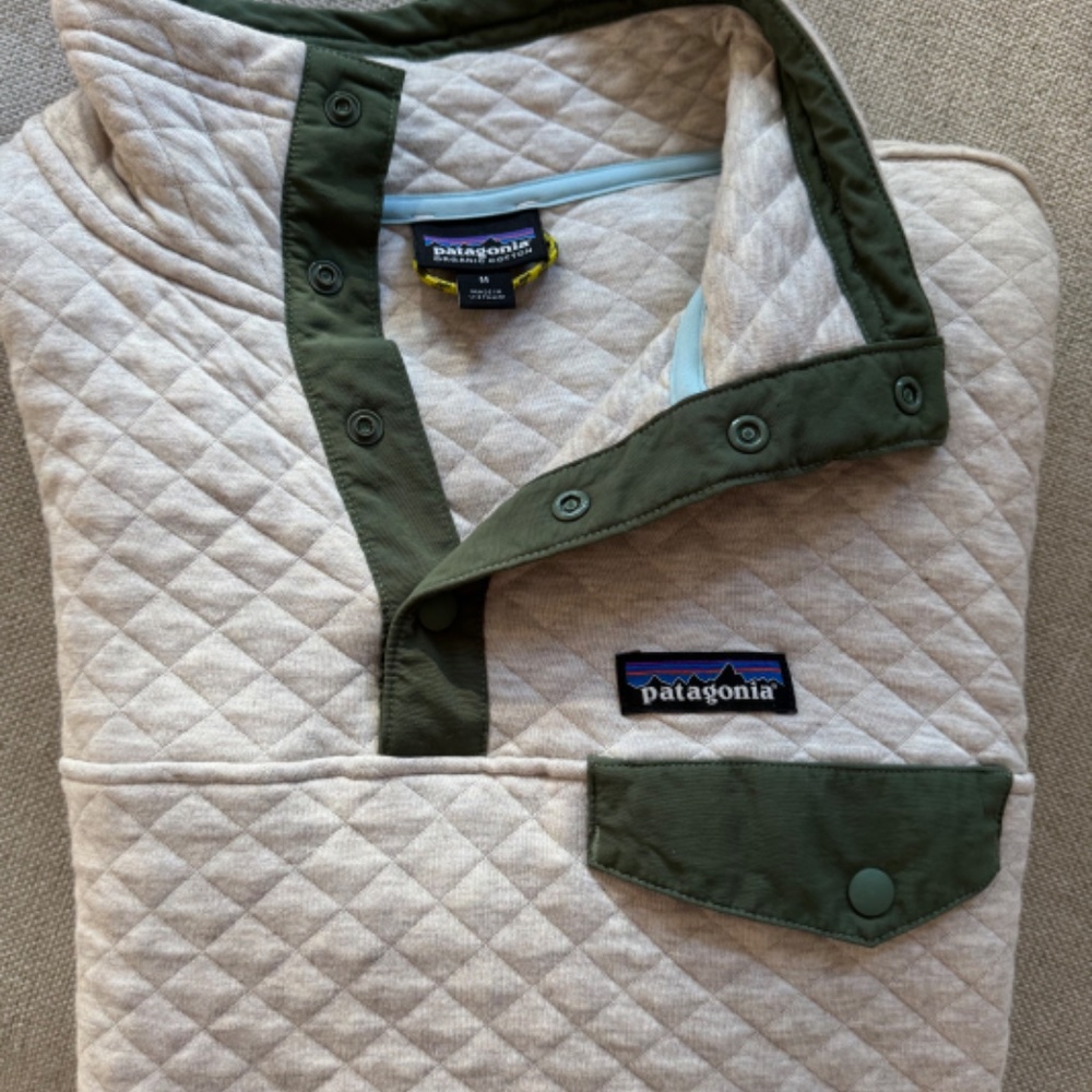Patagonia Women's Organic Cotton Quilted Snap-T Pullover